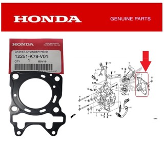 Ron đầu ( Gioăng ) quy lát Vario 150 SH VIỆT NAM 150 2013 2014 2015 2016 2017 2018 2019 CLICK 150 PCX 150