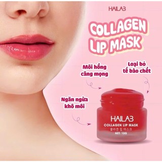 Son Dưỡng Môi Lựu Đỏ Collagen HaiLaB 10g – Giảm Thâm, Dưỡng Ẩm, Hồng Tự Nhiên, Căng Mọng