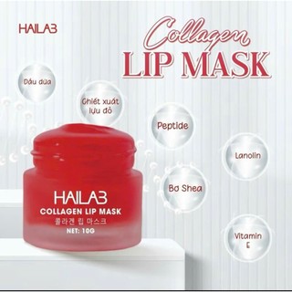 Son Dưỡng Môi Lựu Đỏ Collagen HaiLaB 10g – Giảm Thâm, Dưỡng Ẩm, Hồng Tự Nhiên, Căng Mọng