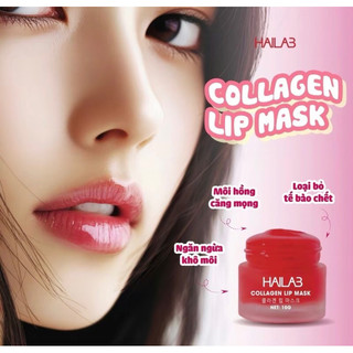 Son Dưỡng Môi Lựu Đỏ Collagen HaiLaB 10g – Giảm Thâm, Dưỡng Ẩm, Hồng Tự Nhiên, Căng Mọng
