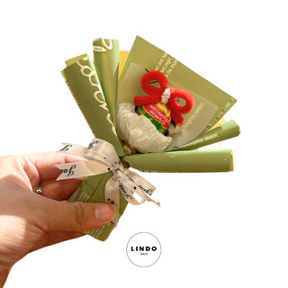 Bó Hoa Kẹo Noel LINDO, Quà Tặng Giáng Sinh Dễ Thương