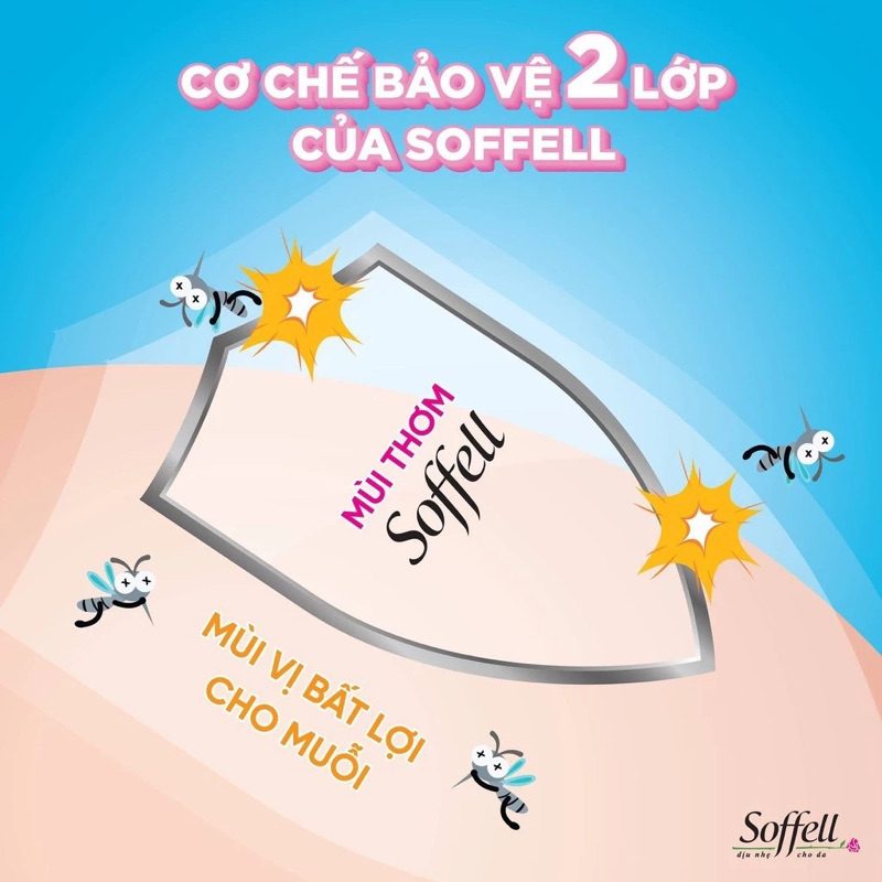 Kem Chống Muỗi Soffell Chai 60ml
