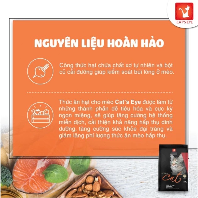 HẠT CHO MÈO - Thức ăn cho mèo mọi lứa tuổi CAT'S EYE