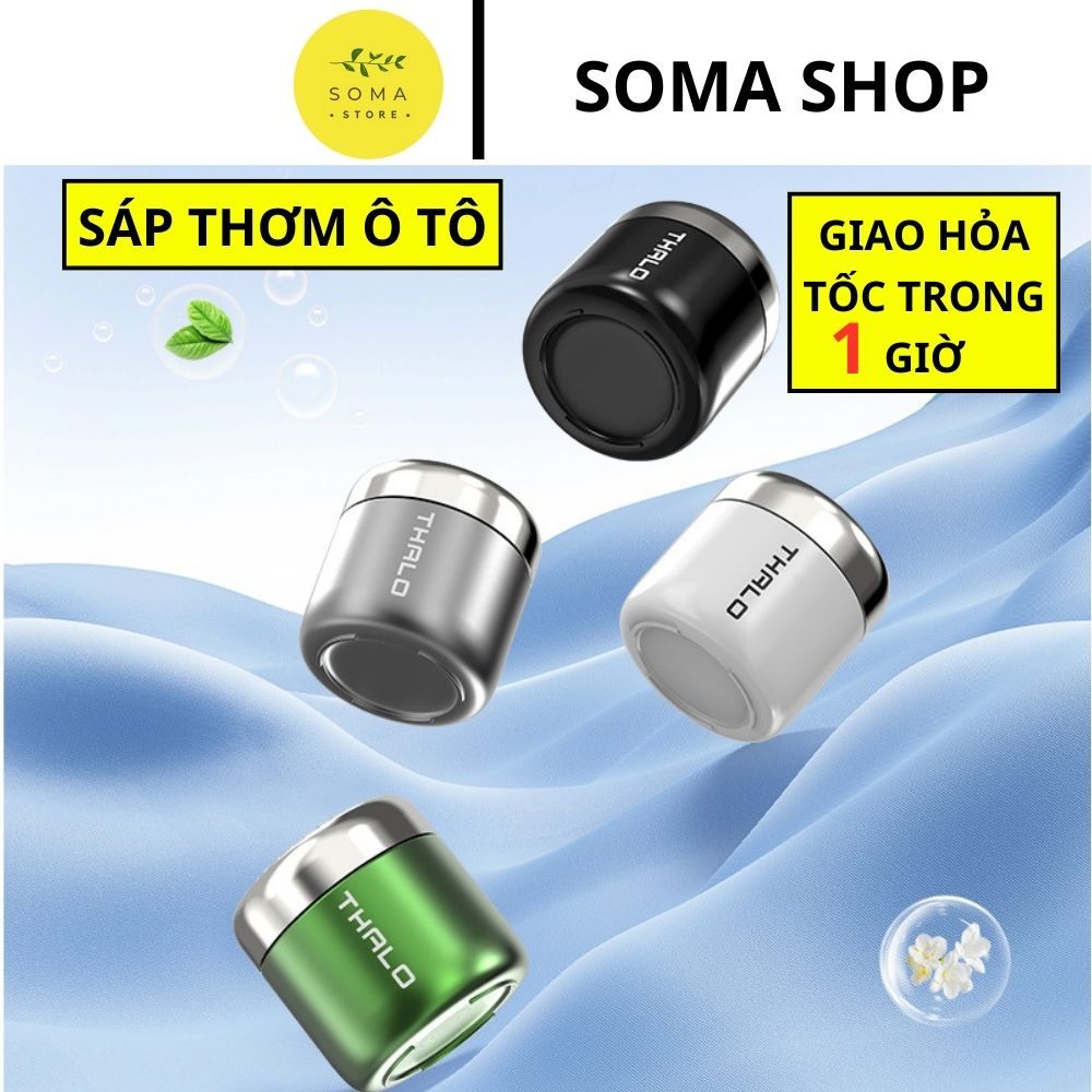 Sáp Thơm Ô Tô VAROMAS Khử Mùi Hiệu Quả Có 4 Mùi Hương Phiên Bản Mới ST21