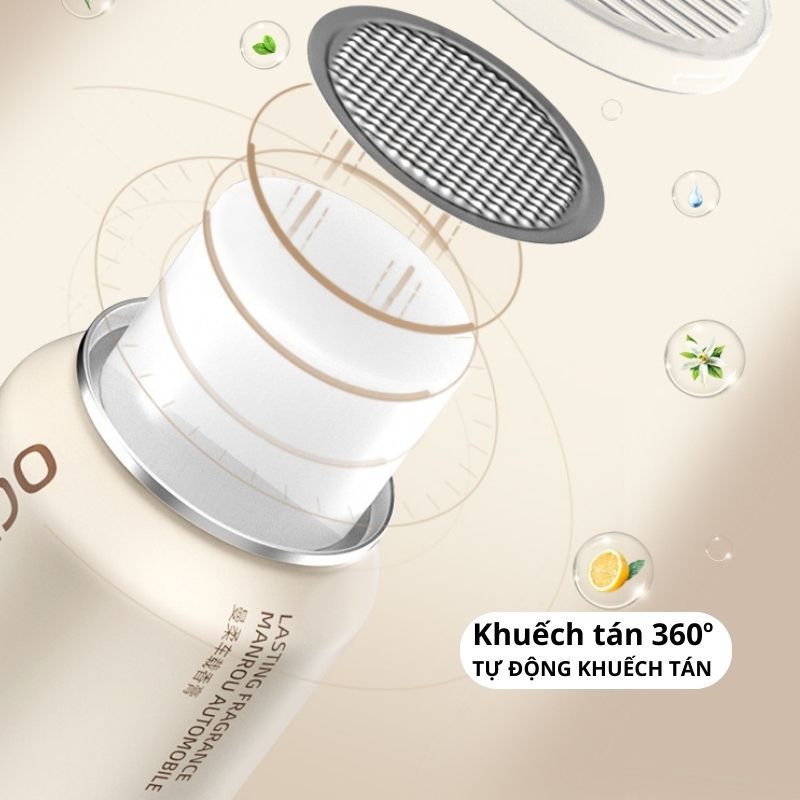 Sáp Thơm Ô Tô Varomas Khử Mùi, Chống Say Xe Hương Nước Hoa Thơm Trang Trí Xe Hơi Chất Lượng Cao ST20