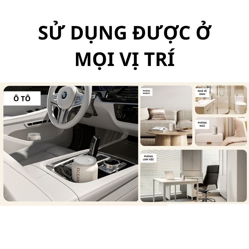Sáp Thơm Ô Tô Varomas Khử Mùi, Chống Say Xe Hương Nước Hoa Thơm Trang Trí Xe Hơi Chất Lượng Cao ST20