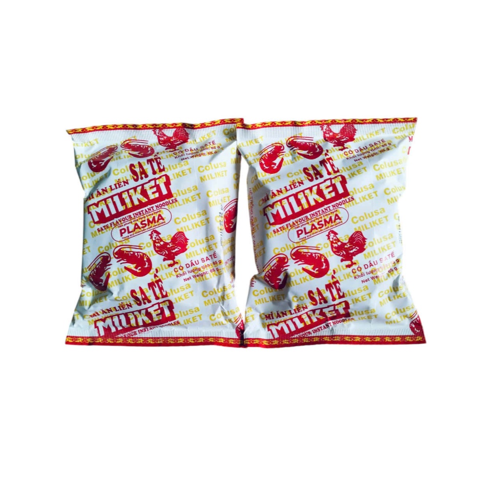Thùng 30 gói mì sate giấy Miliket 65gr x 30 gói_ mì xưa