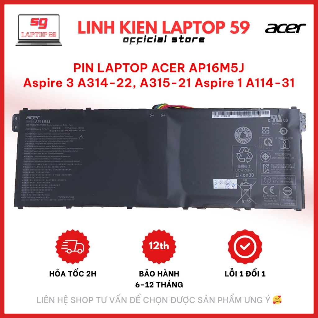 Panneau De Touchpad (trackpad) Pour Acer Aspire A114-21, A314-22, Etc. - Neuf