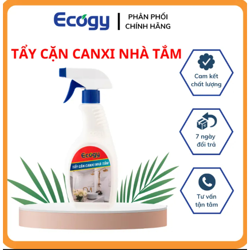 𝗧𝗮̂̉𝘆 𝗰𝗮̣̆𝗻 𝗰𝗮𝗻𝘅𝗶 Ecogy 500g, tẩy vết cặn canxi trên vòi sen, chậu rửa, gương