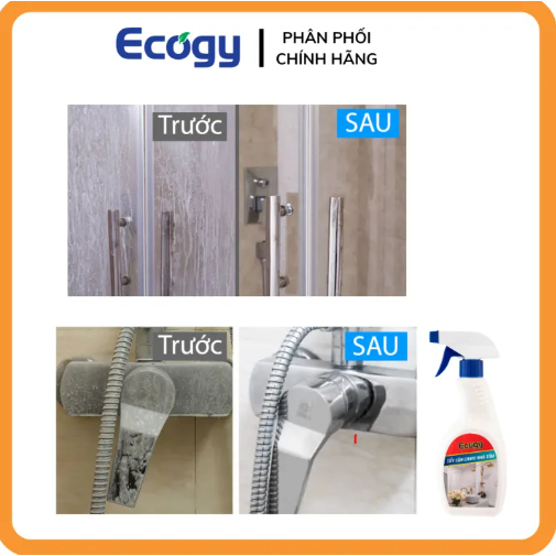 𝗧𝗮̂̉𝘆 𝗰𝗮̣̆𝗻 𝗰𝗮𝗻𝘅𝗶 Ecogy 500g, tẩy vết cặn canxi trên vòi sen, chậu rửa, gương | BigBuy360 - bigbuy360.vn