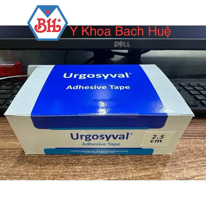Băng keo lụa Urgo Syval 2,5cm x 9,1m ,băng cuộn lụa Urgo