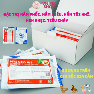 Thuốc thú y NYSNEO WS VB Pharma trị hô hấp, tiêu hoá, nấm phổi trên gia súc gia cầm VN PET SHOP