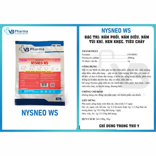 Thuốc thú y NYSNEO WS VB Pharma trị hô hấp, tiêu hoá, nấm phổi trên gia súc gia cầm VN PET SHOP