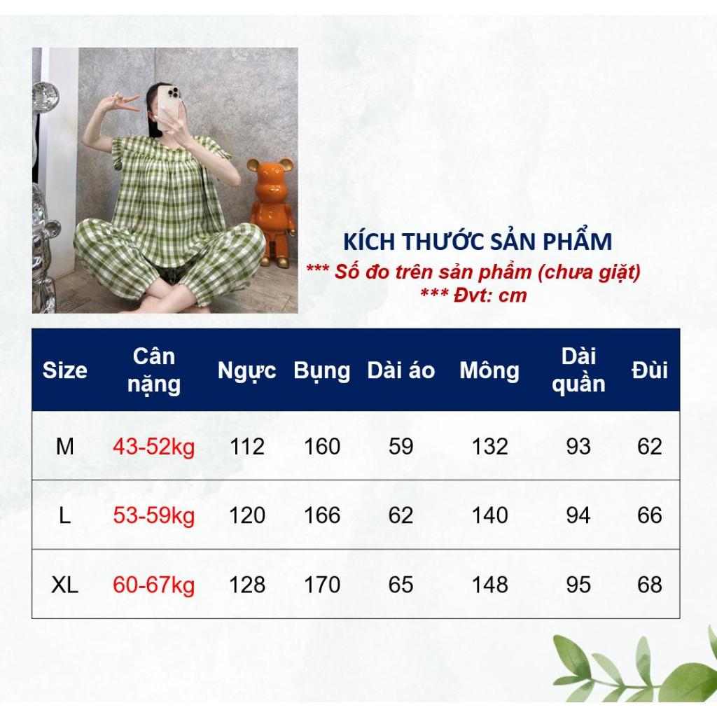 [SALE] Đồ bộ mặc nhà nữ áo babydoll cánh dơi quần dài SHOP5SAO | BigBuy360 - bigbuy360.vn