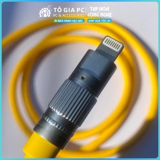 Cáp Sạc Nhanh C-L 27W cho Phone Cao Su Non PD 27W Cho Mọi Dòng Máy IP Chân LN - Có Đèn Led Báo Hiệu