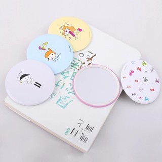 IK Gương Cầm Tay Bỏ Túi Gương Trang Điểm Họa Tiết Dễ Thương L12