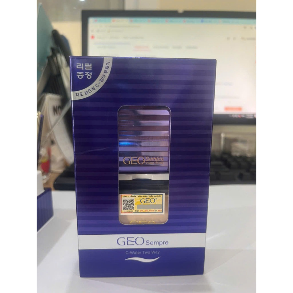 Ảnh PHẤN NÉN TRANG ĐIỂM GEO SEMPRE C - WATER TWO WAY 21GR (KÈM LÕI THAY THẾ) 3