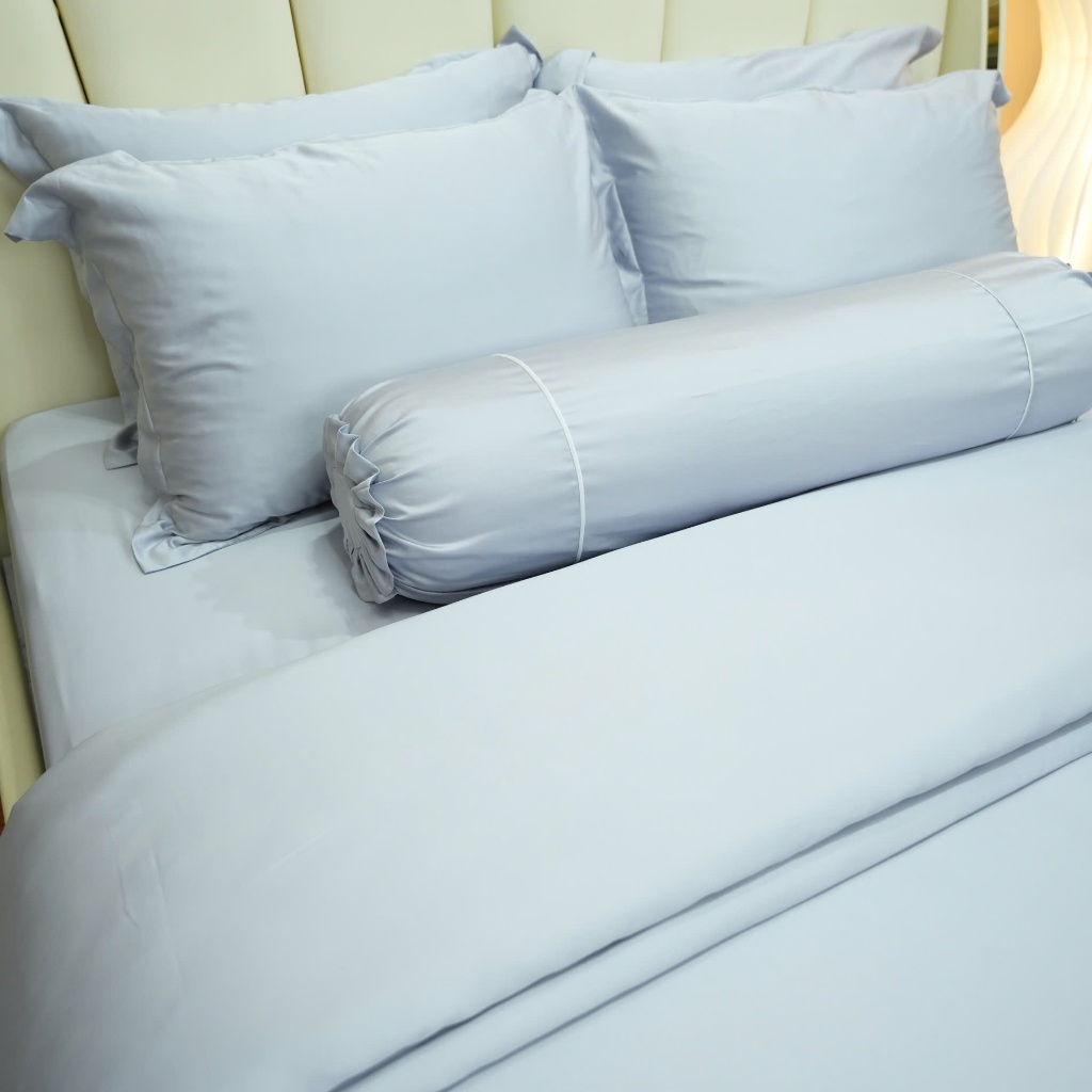 Bộ chăn ga gối ra giường lụa tencel siêu mềm mịn Hàn Quốc Julia 853