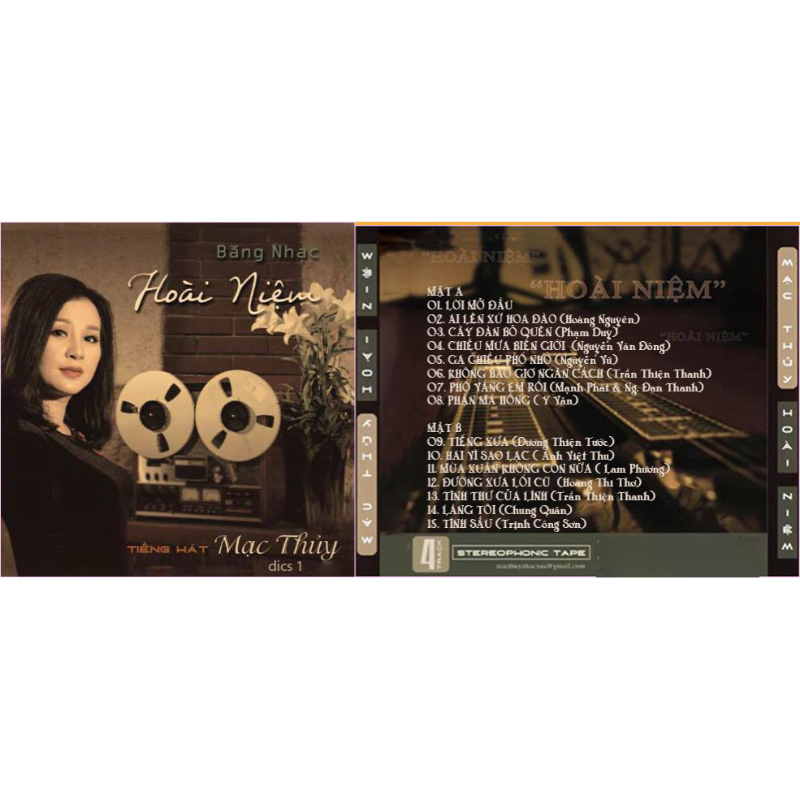 Băng Cassette Mạc Thuỷ - Hoài Niệm