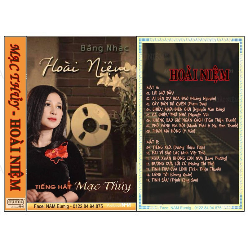 Băng Cassette Mạc Thuỷ - Hoài Niệm