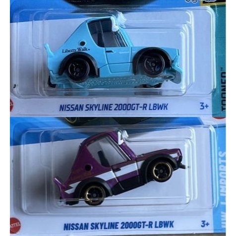 Xe mô hình Hot Wheels Nissan Skyline 2000GT-R LBWK (Tooned) | Shopee ...