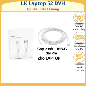 Dây sạc zin Type C to Type-C dùng cho pro air 2016 đến 2020 M1 M2 M3 M4 Sam Dell xps Suface Raze dài 2m