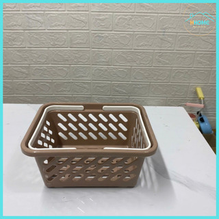 [Kho Sỉ] Combo 4 Giỏ Đựng Đồ Có Quai Xách Nhựa, Giỏ Đựng Đồ Nhà Tắm, Đựng Mỹ Phẩm Đa Năng - HùngHome