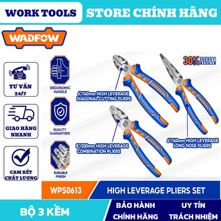 ĐỒ NGHỀ WADFOW Bộ 3 Kềm cao cấp WPS0613