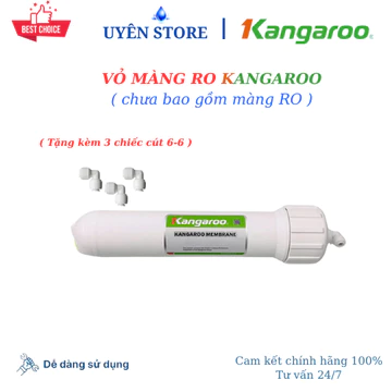 Vỏ màng RO, Vỏ cốc RO số 4 (không bao gồm màng RO) - Tặng kèm phụ kiện 3 chiếc cút 6-6
