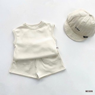 Bộ Ba Lỗ Cotton Trơn Basic Cho Bé Trai Bé Gái, Bộ Mùa Hè Cho Bé Từ 6 -25 Kg❤️FREESHIP❤️