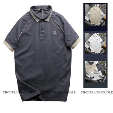 Áo Thun Polo Nam Oriole - Áo Nam - Áo Polo Nam - Áo Thun Nam Đẹp - Áo Thun Nam Cổ Thêu Nổi Logo Rubik (Big Size)