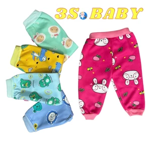 Combo 10 quần dài nỉ lông cho bé trai bé gái từ 5-15kg TTT04
