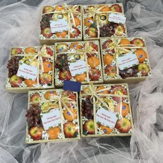 [ JENNY FRUIT ] [ HỎA TỐC ] Hộp quà tặng vuông size 25x25