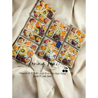 [ JENNY FRUIT ] [ HỎA TỐC ] Hộp quà tặng vuông size 25x25