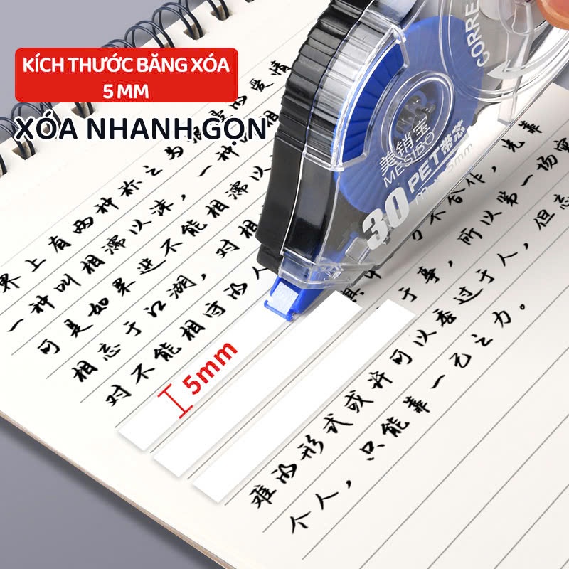 Bút Xóa Băng Xóa Kéo Siêu Dài 30M Cao Cấp Tiện Lợi Cho Mọi Nhu Cầu Xóa Sửa