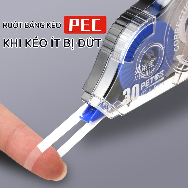 Bút Xóa Băng Xóa Kéo Siêu Dài 30M Cao Cấp Tiện Lợi Cho Mọi Nhu Cầu Xóa Sửa