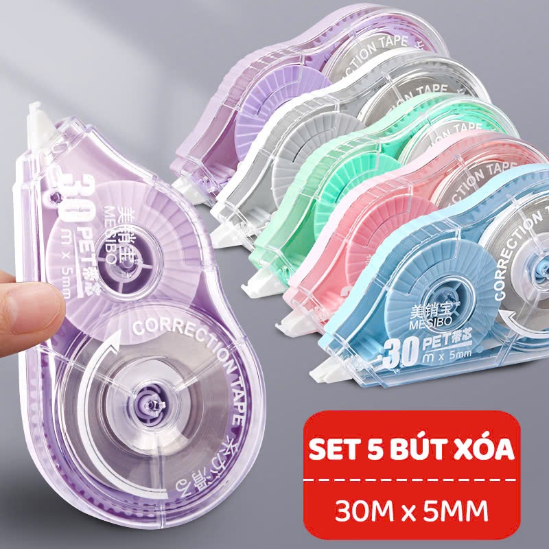 Bút Xóa Băng Xóa Kéo Siêu Dài 30M Cao Cấp Tiện Lợi Cho Mọi Nhu Cầu Xóa Sửa