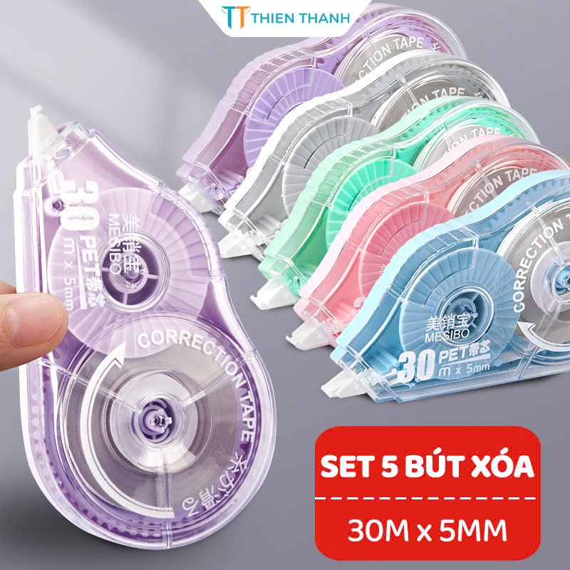 Bút Xóa Băng Xóa Kéo Siêu Dài 30M Cao Cấp Tiện Lợi Cho Mọi Nhu Cầu Xóa Sửa