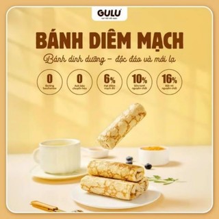 Bánh DA TRỨNG CUỘN KEM CHÀ BÔNG GULU FOODS