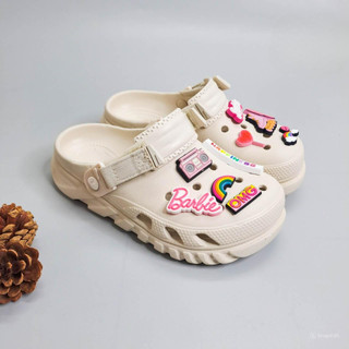 Dép duet max 2 clogs unisex tặng 10 jibbitz stickers, dép sục duet max ii nam nữ cao cấp đi mưa chắc chắn, chống trượt