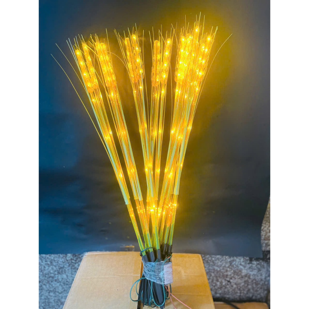 dây đèn led bông lúa vàng trang trí | Shopee Việt Nam