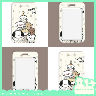 Bao Đựng Thẻ Nhân Viên Nhựa ABS Dog Birthday Hình Cún Yêu Party Sinh Nhật Dễ Thương