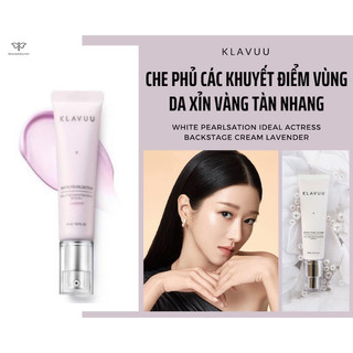 Kem Lót Trang Điểm Klavuu White Pearlsation Ideal Actress Backstage Cream SPF30 30ml