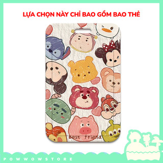 Bao Đựng Thẻ Nhân Viên Nhựa ABS Phong Cách Nhân Vật Hoạt Hình Tsum Tsum Đáng Yêu – Chắc Chắn, Đa Năng, In UV Sắc Nét