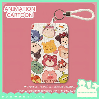 Bao Đựng Thẻ Nhân Viên Nhựa ABS Phong Cách Nhân Vật Hoạt Hình Tsum Tsum Đáng Yêu – Chắc Chắn, Đa Năng, In UV Sắc Nét