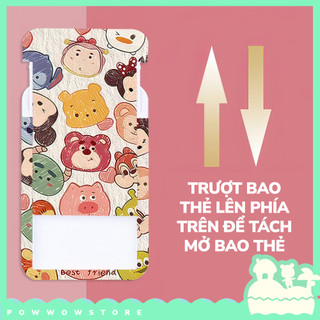 Bao Đựng Thẻ Nhân Viên Nhựa ABS Phong Cách Nhân Vật Hoạt Hình Tsum Tsum Đáng Yêu – Chắc Chắn, Đa Năng, In UV Sắc Nét