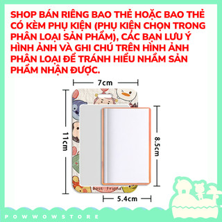 Bao Đựng Thẻ Nhân Viên Nhựa ABS Phong Cách Nhân Vật Hoạt Hình Tsum Tsum Đáng Yêu – Chắc Chắn, Đa Năng, In UV Sắc Nét