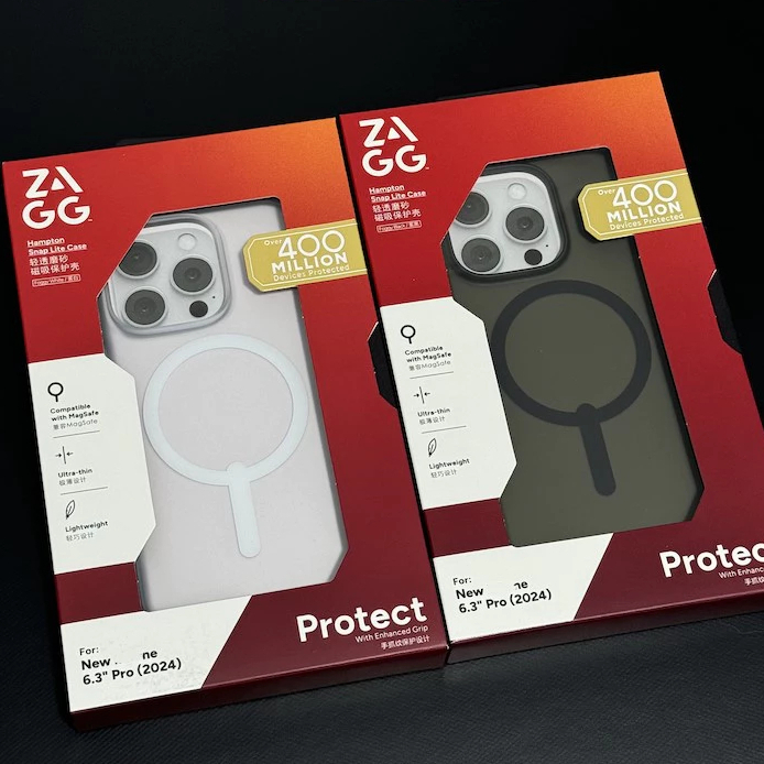 [ Siêu Mỏng ] Ốp ZAGG ESNTL Hampton Snap Lite Siêu Nhẹ Lưng Nhám Chống Vân Tay Tích Hợp Sạc Tiện Lợi Chính Hãng cho iP