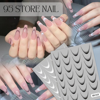 Sticker làm fen đầu móng hiệu ứng ombre