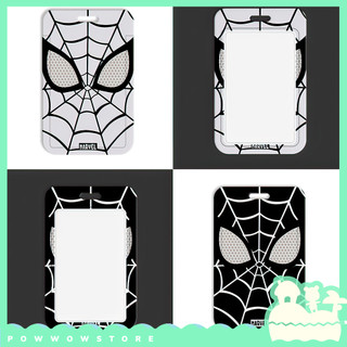 Bao Đựng Thẻ Nhân Viên Nhựa ABS Phong Cách Siêu Anh Hùng Spiderman Tối Giản – In UV Sắc Nét, Đa Năng, Bền Đẹp